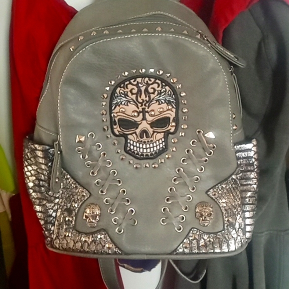 Skull backpack purse - Picture 1 of 2